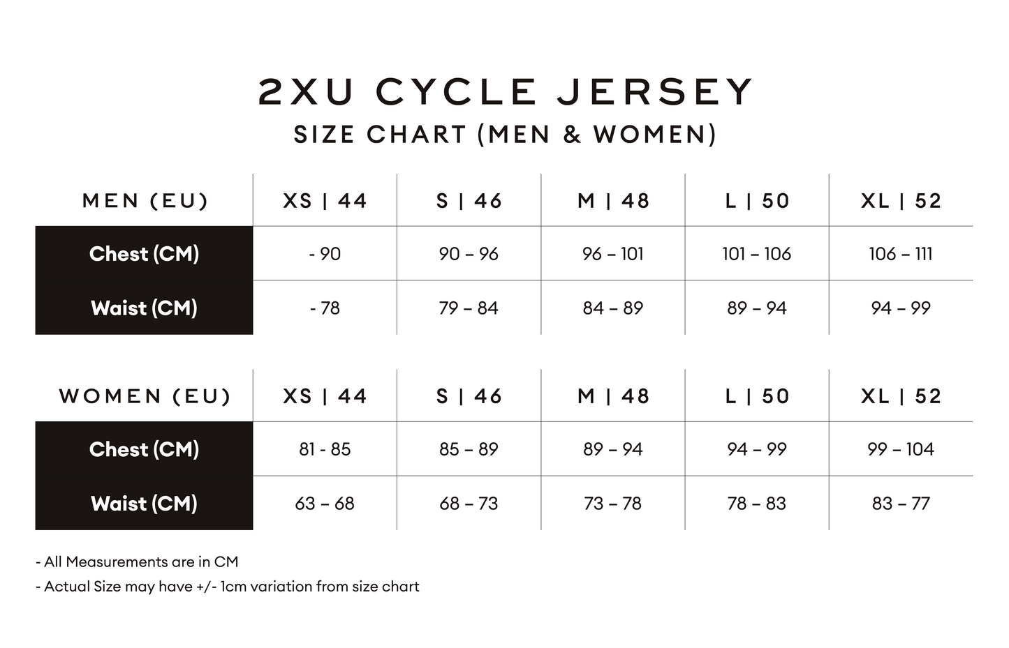2XU Cycle Jersey