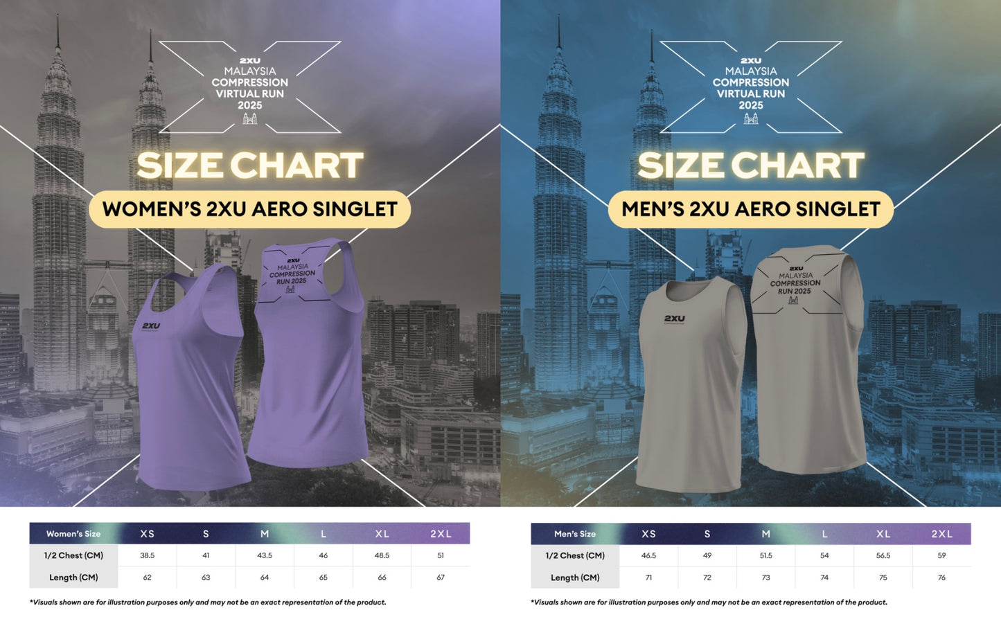 2XU Singlet (2025) - Malaysia Virtual Run