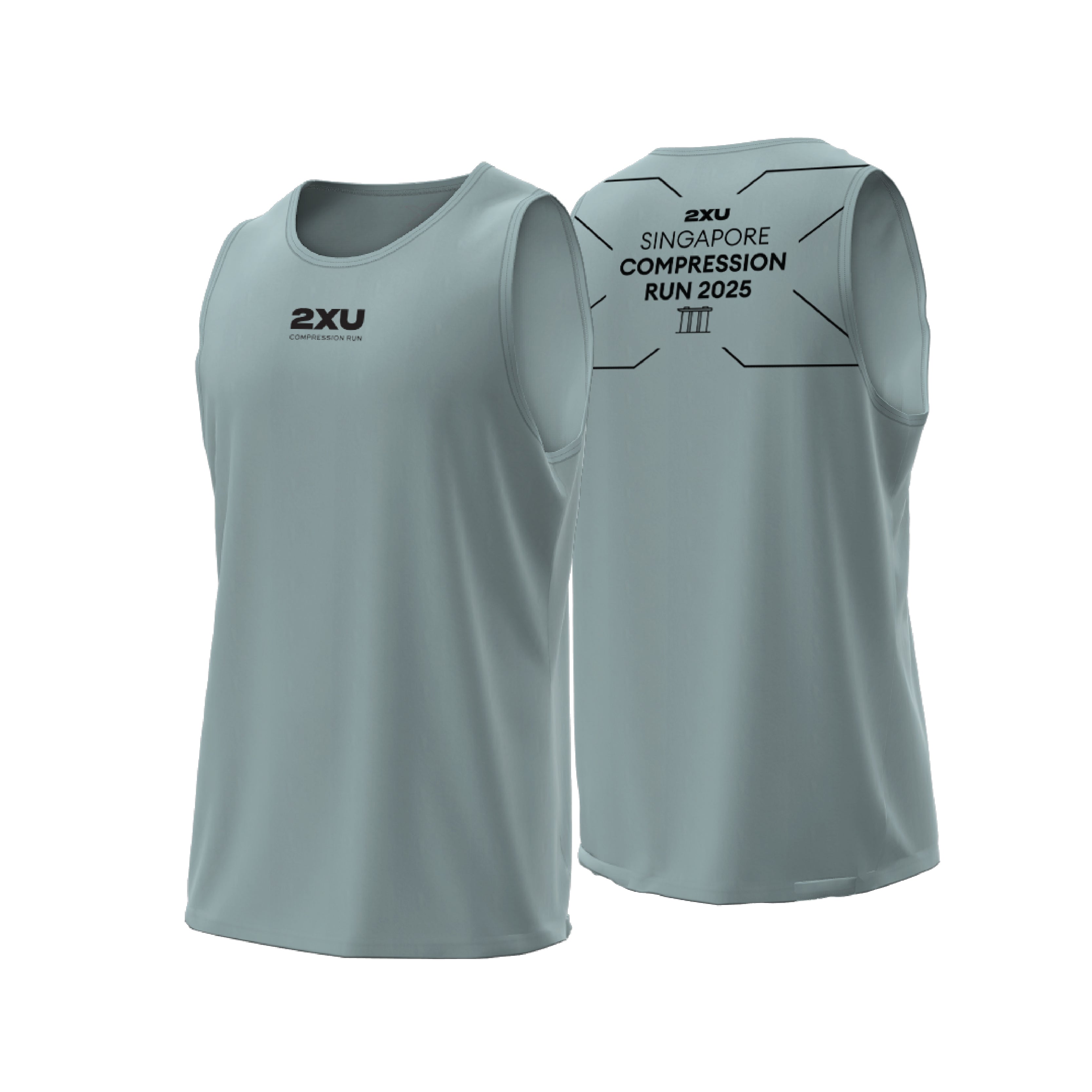 さらに100円引き◆MMLG◆RUNNING MELGE SWEAT 2XU Event Singlet (2025) – Blue Sky Global